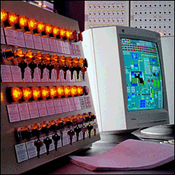 pipeline leak detection with PLC and computer data link